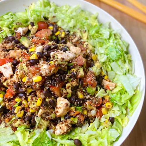 Salade quinoa poulet à la Mexicaine